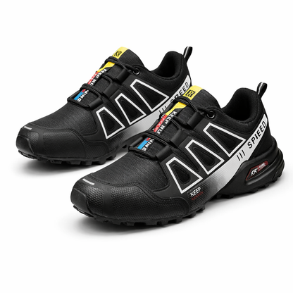 Zapato Running Trail hombre Noir & Rouge – Performance et comodidad