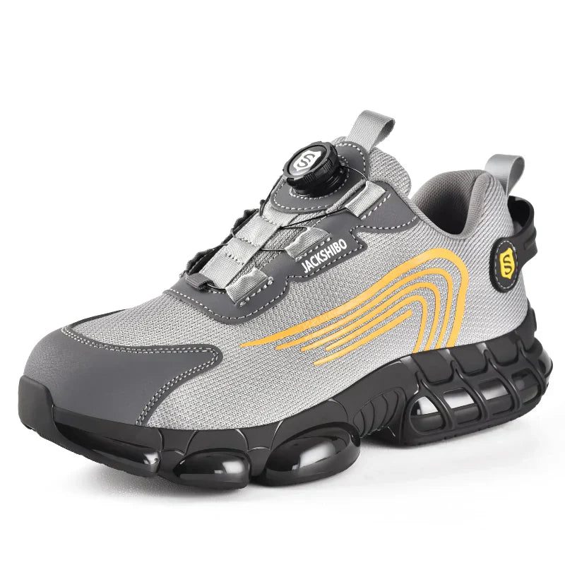 Zapatos de seguridad avec Lacet à Bouton Rotatif