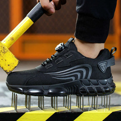 Zapatos de seguridad avec Lacet à Bouton Rotatif
