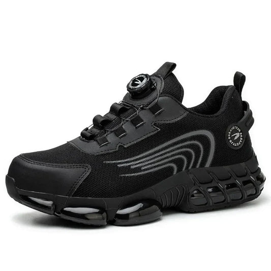 Zapatos de seguridad avec Lacet à Bouton Rotatif