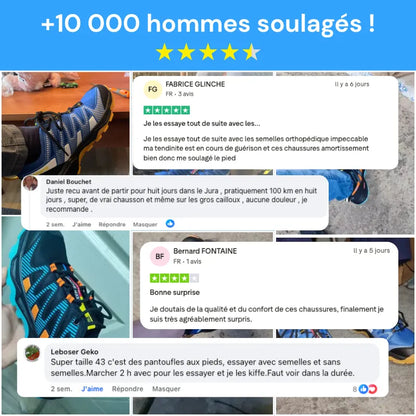 OrthoTrailPro™ - Zapatos de marche à comodidad ortopédico