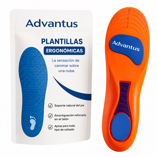 Plantillas Ergonómicas Advantus | Máximo Confort y Soporte para Todo el Día
