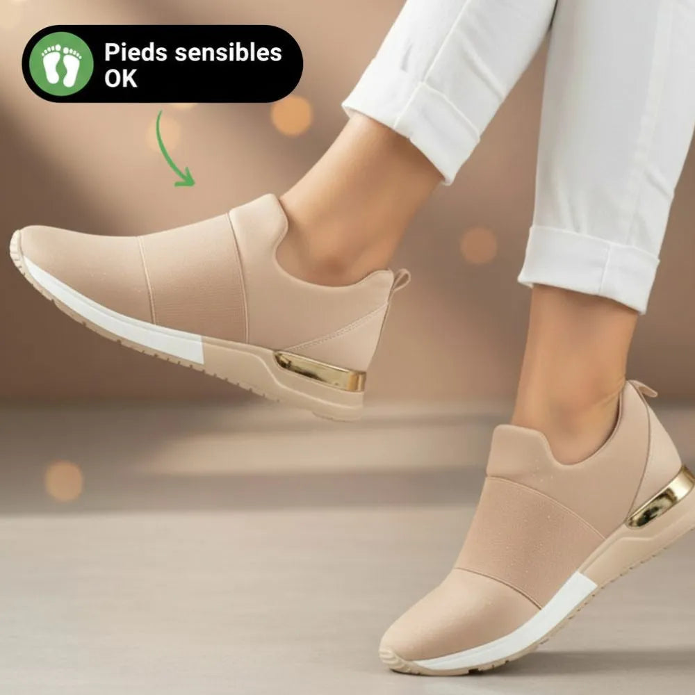 FLEXYRA™ – Zapato comodidad mujer sans lacet | comodidad ortopédico & usage quotidien