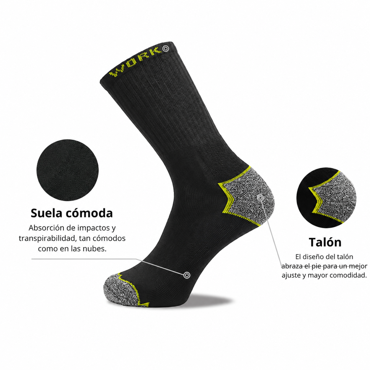 Calcetines Ortopédicos Antiamapollas Orthopro - Pack de 3 Pares.