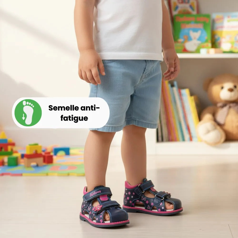 BUTTERSTEP™ – Sandalias bébé fille premiers pas | comodidad doux & soporte sécurisé