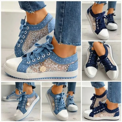 FLOREA™ – Basket décontractée mujer | comodidad quotidien & style élégant