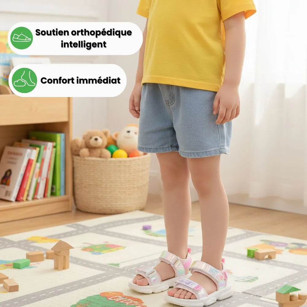 KIDDYLUX™ - Zapato d'été sandalia claquette enfant fille – comodidad et style unique