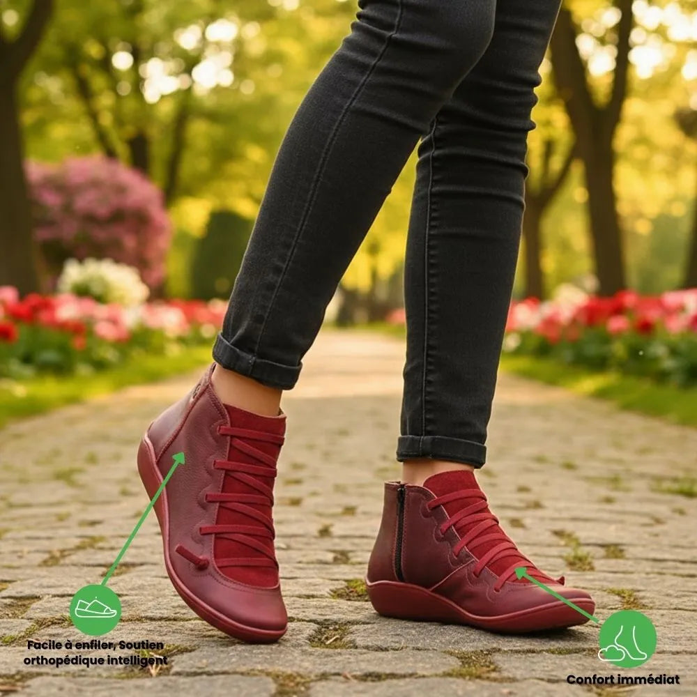 LYCARA™ - bottines mujers ortopédicos : alliez comodidad et style unique