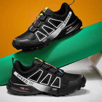 Zapato Running Trail hombre Noir & Rouge – Performance et comodidad