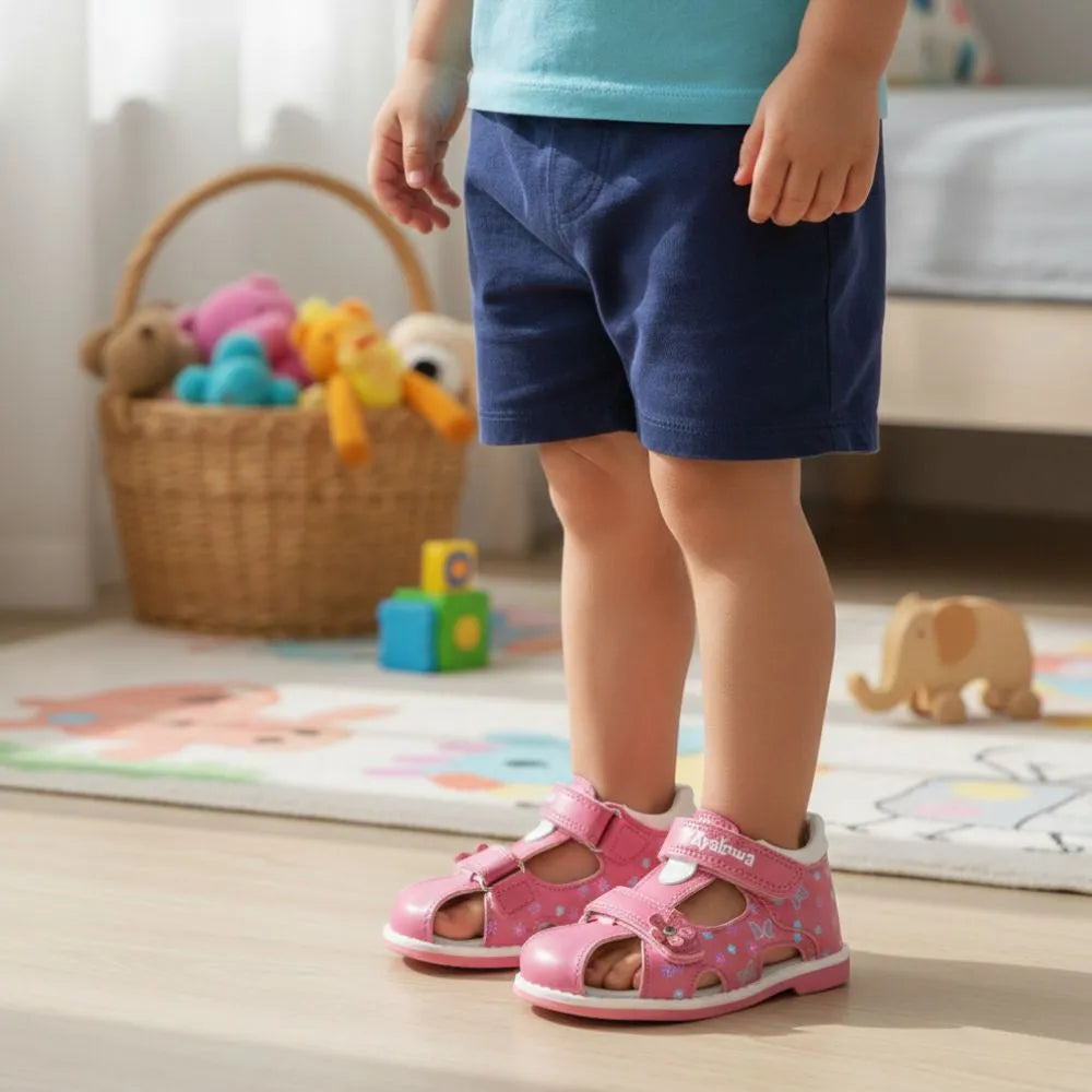 BUTTERSTEP™ – Sandalias bébé fille premiers pas | comodidad doux & soporte sécurisé