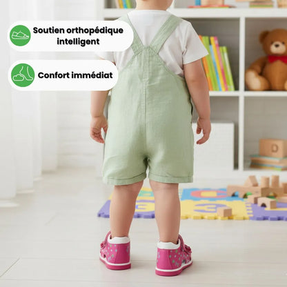 BUTTERSTEP™ – Sandalias bébé fille premiers pas | comodidad doux & soporte sécurisé
