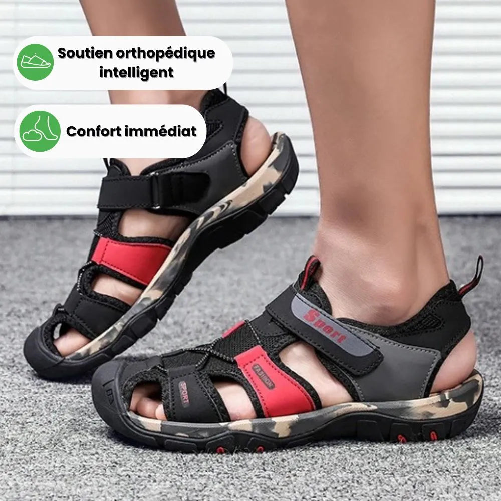 TERRAGRIP™ - Sandalias randonnée été hombre – comodidad ultime pour vos aventures