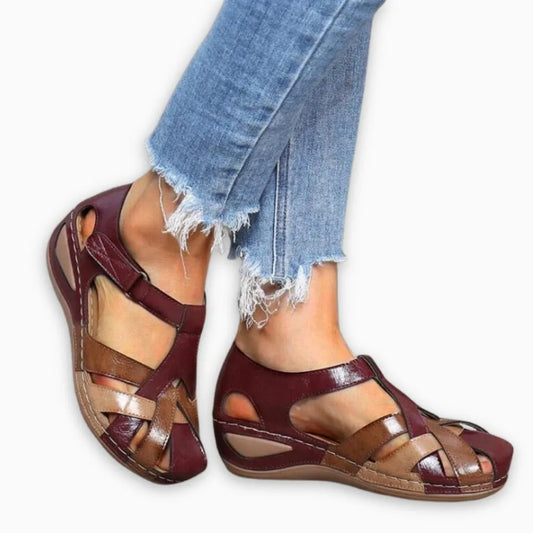 AURELIA™ – Sandalias compensées mujer comodidad ortopédico