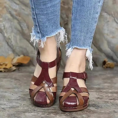 AURELIA™ – Sandalias compensées mujer comodidad ortopédico
