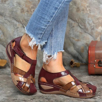 AURELIA™ – Sandalias compensées mujer comodidad ortopédico