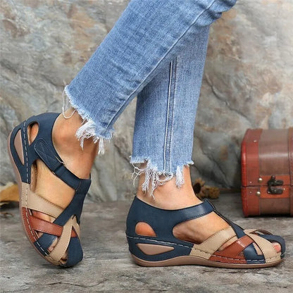 AURELIA™ – Sandalias compensées mujer comodidad ortopédico