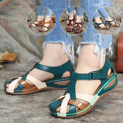 AURELIA™ – Sandalias compensées mujer comodidad ortopédico