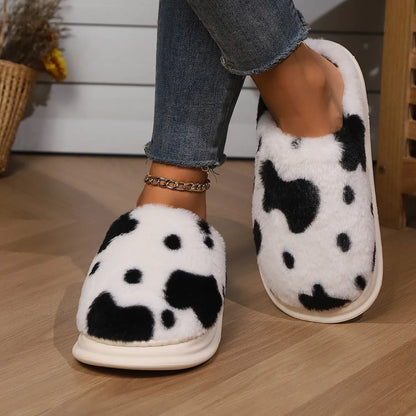 COWZY™ – Chausson vache mujer | Chaleur, comodidad cocooning & semelle antidérapante