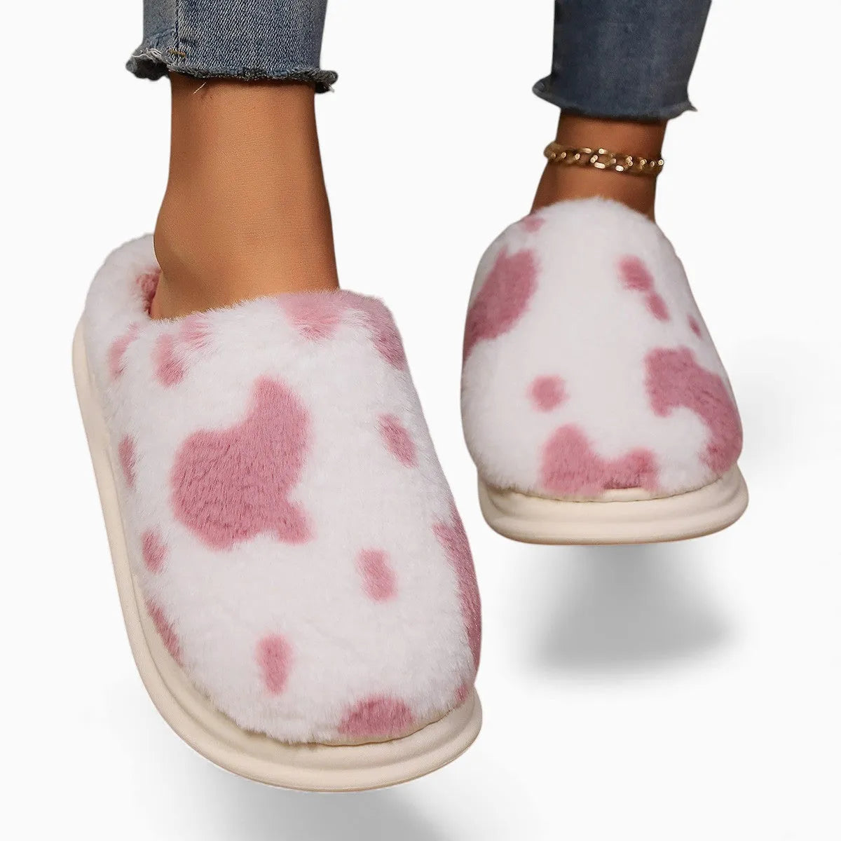 COWZY™ – Chausson vache mujer | Chaleur, comodidad cocooning & semelle antidérapante