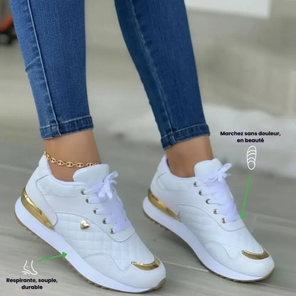 Basket ortopédico mujer Noire – Semelle comodidad & Maintien Quotidien