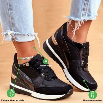 ELYSSIA™ – Basket à talon mujer ortopédico | Élégance moderne & comodidad optimal