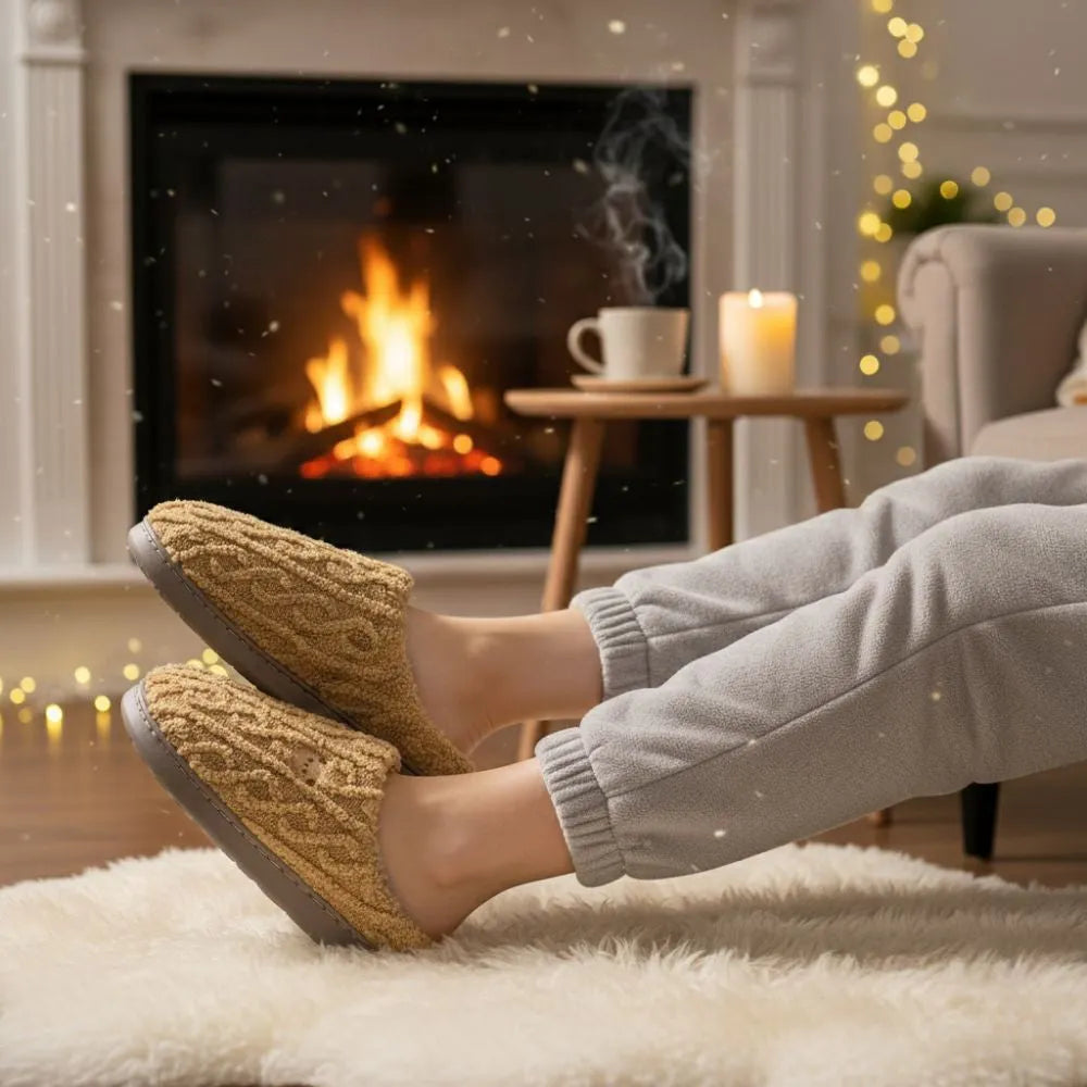 COCOONI™ – Pantoufle hiver mujer | comodidad cocooning & chaleur douce