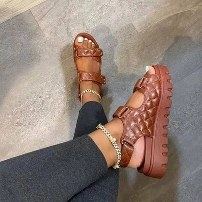 VELINORA™ - Sandalias mujer velcro : comodidad optimal et estilo irresistible