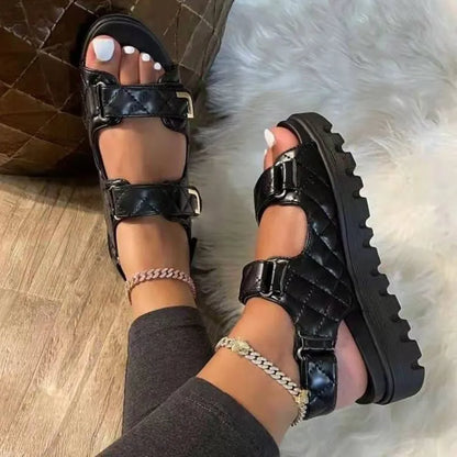 VELINORA™ - Sandalias mujer velcro : comodidad optimal et estilo irresistible