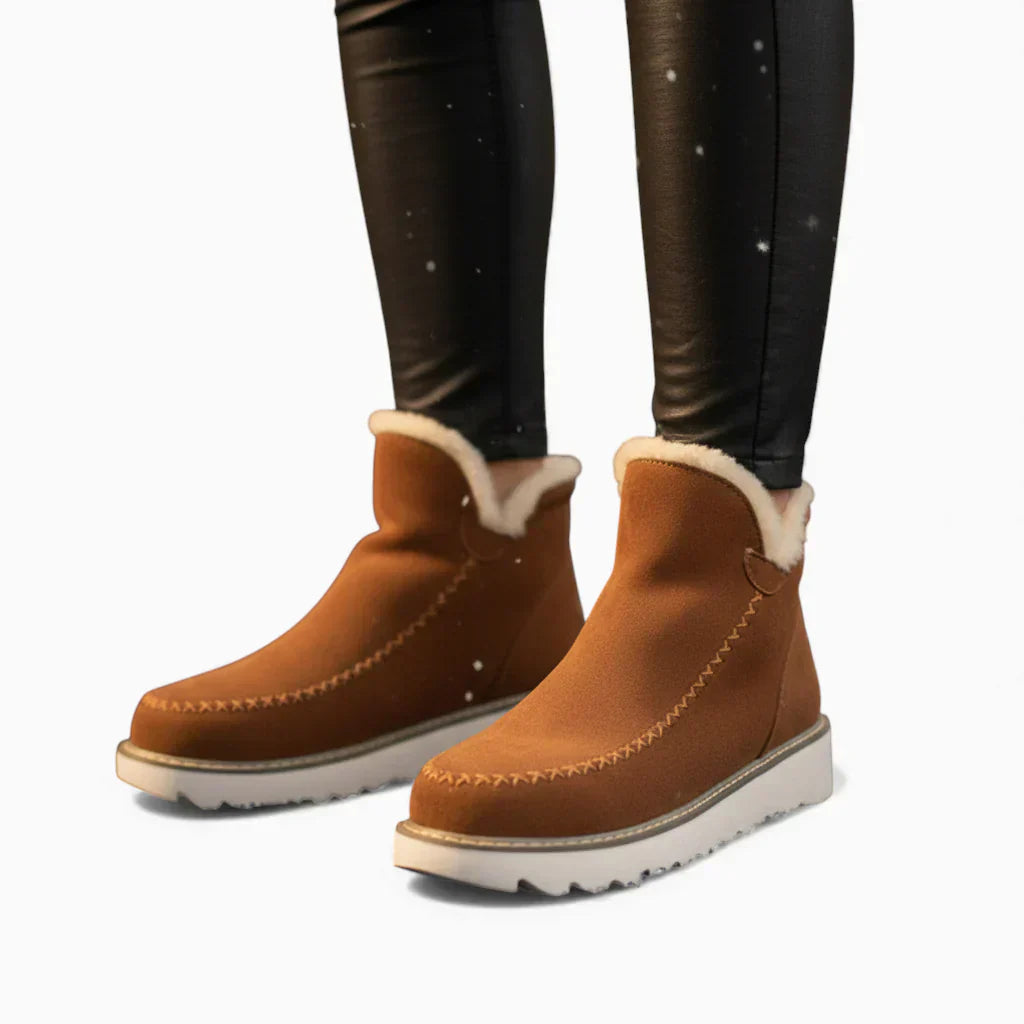 NORDÉA™ - Bottines Suede mujer Antidérapantes – comodidad & Style Inégalés !