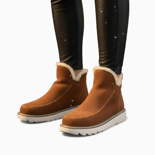 NORDÉA™ - Bottines Suede mujer Antidérapantes – comodidad & Style Inégalés !