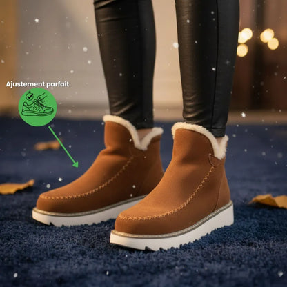 NORDÉA™ - Bottines Suede mujer Antidérapantes – comodidad & Style Inégalés !