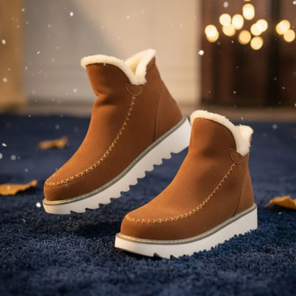 NORDÉA™ - Bottines Suede mujer Antidérapantes – comodidad & Style Inégalés !