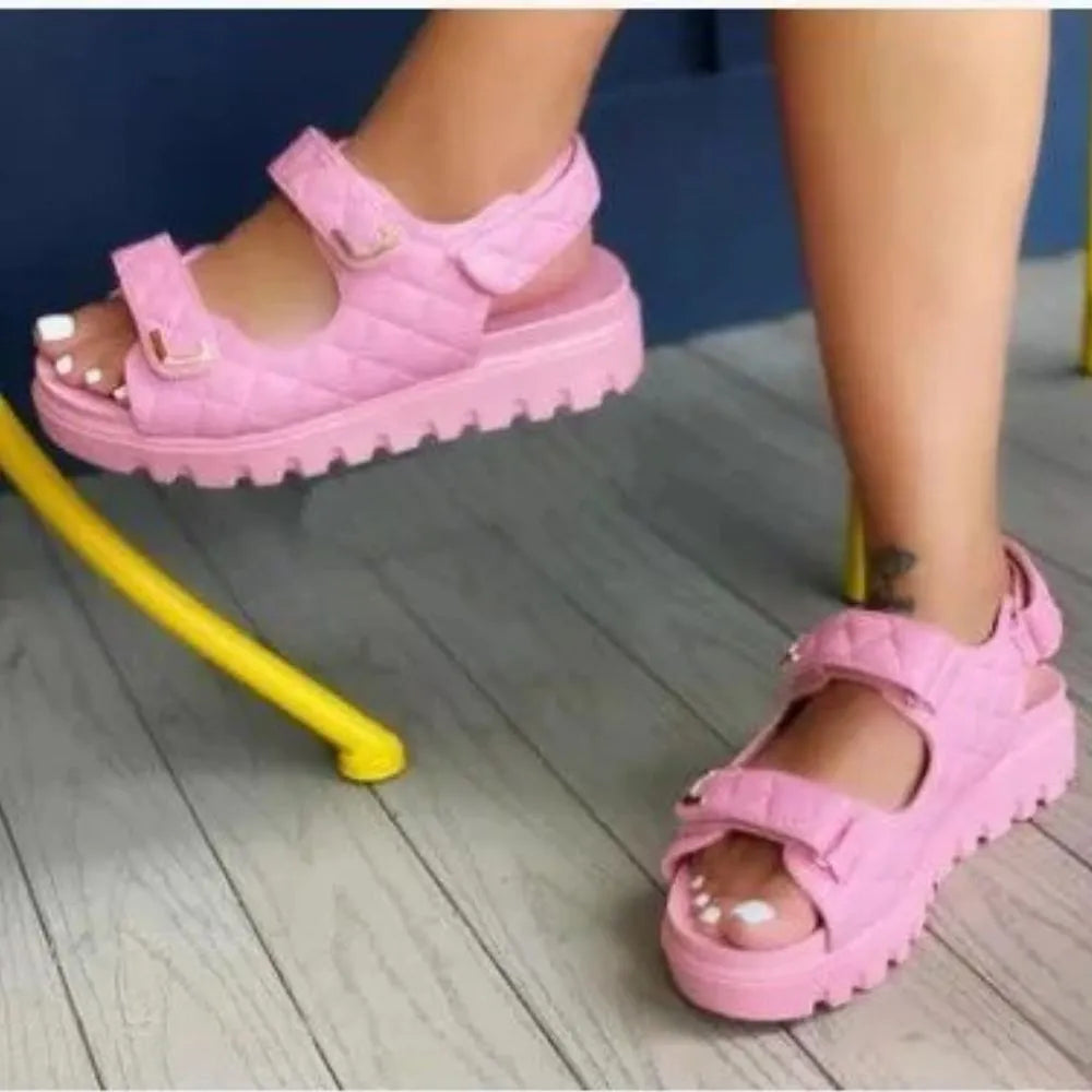 VELINORA™ - Sandalias mujer velcro : comodidad optimal et estilo irresistible