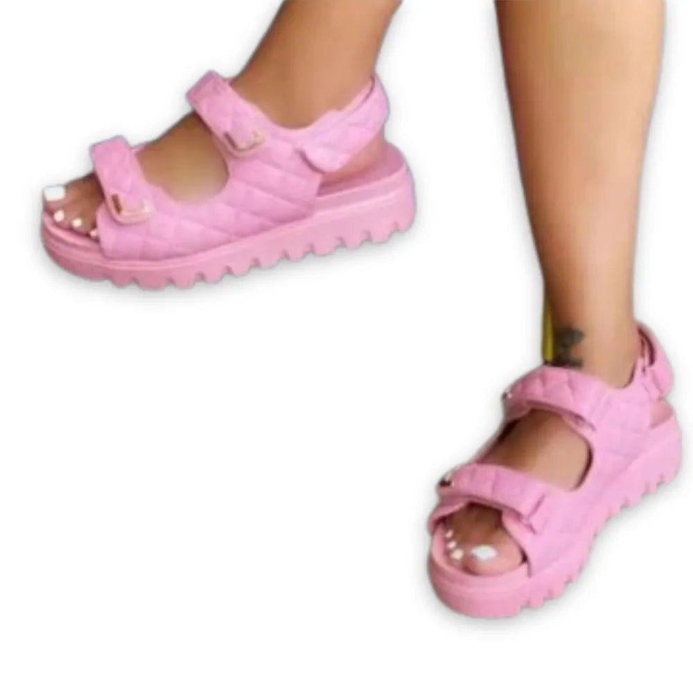 VELINORA™ - Sandalias mujer velcro : comodidad optimal et estilo irresistible