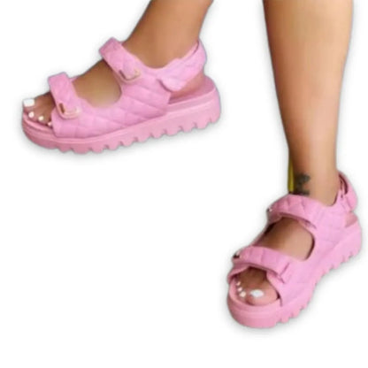 VELINORA™ - Sandalias mujer velcro : comodidad optimal et estilo irresistible