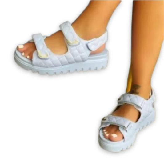 VELINORA™ - Sandalias mujer velcro : comodidad optimal et estilo irresistible