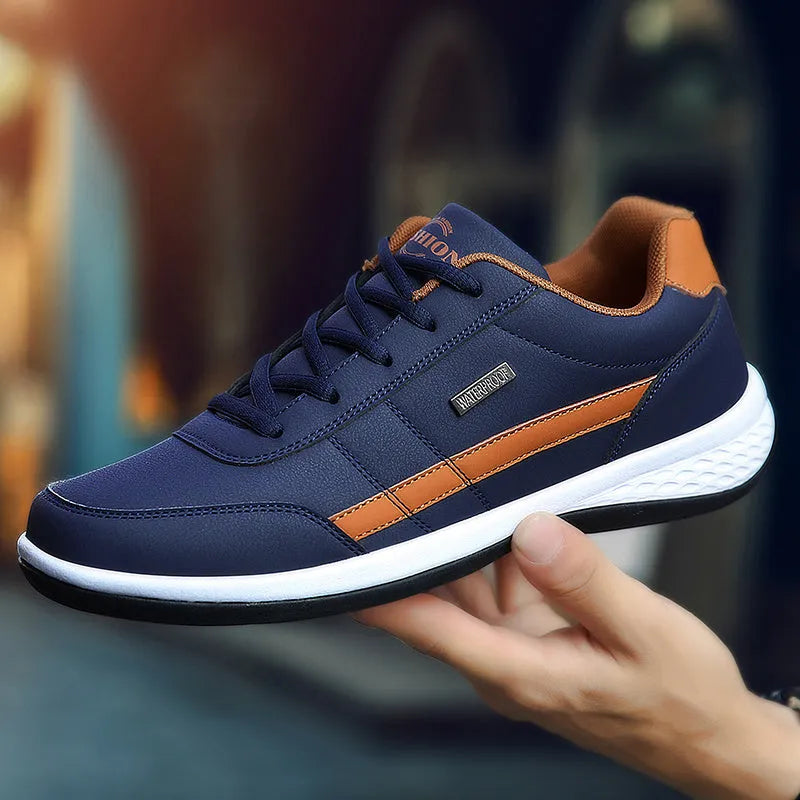 Basket ortopédico hombre Bleu – Semelle comodidad