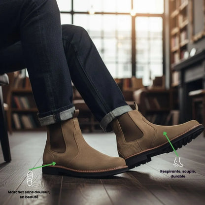 MONTERO™ - Bottines Chelsea hombre – Style unique et comodidad exceptionnel
