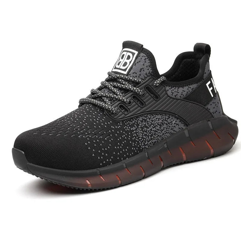 Zapatos de seguridad hombre basket respirante embout acier
